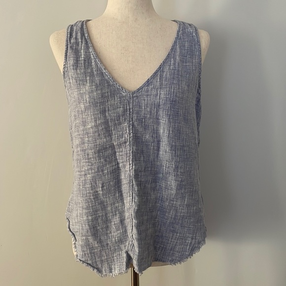 cloth & stone Tops - Cloth & Stone Linen/Cotton Tank